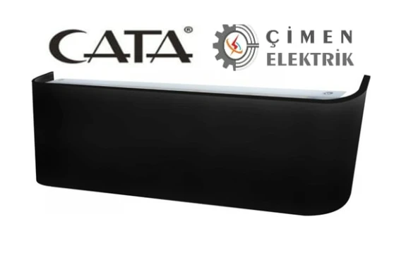 CATA CT 5213 12W Modern Penguen Led Aplik Siyah Kasa 3200K Günışığı ürün görseli 1