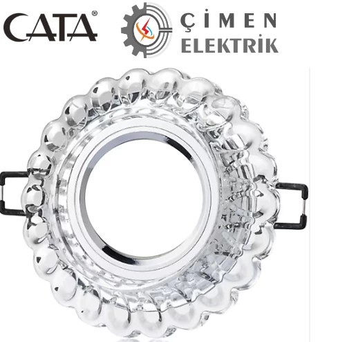 CATA CT 6594 Sümbül Cam Spot Kasası Led Çerçeveli Günışığı