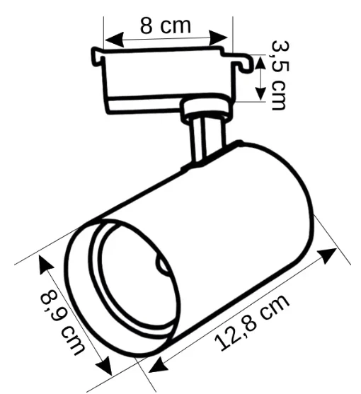 CATA CT 5334 Ledli Ray Spot 30W 6400K Beyaz Işık - 3