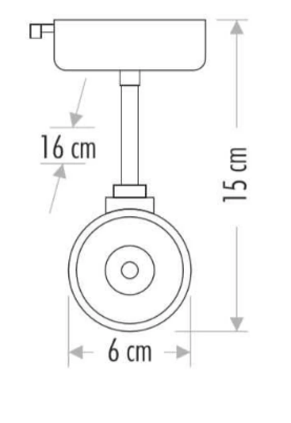CATA CT 5338 Ledli Ray Spot 25W 6400k Beyaz Işık - 4