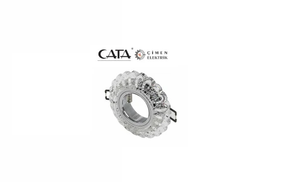 CT 6594 Cata Sümbül Cam Spot Kasası Led Çerçeveli Günışığı