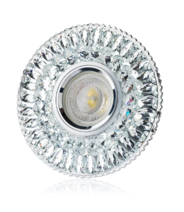 CATA CT 6583 Hanımeli Led Çerçeveli Günışığı Kristal Cam Spot Kasa - 3