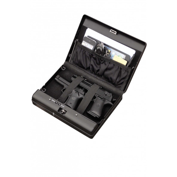 MÜHLEN Gun Safe 15D Dijital Şifreli Taşınabilir Çelik Silah Kasası - 3