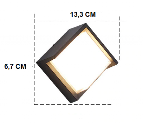 CATA CT 7078 7W Sıva Üstü Led Aplik 3200K Gün Işığı - 2
