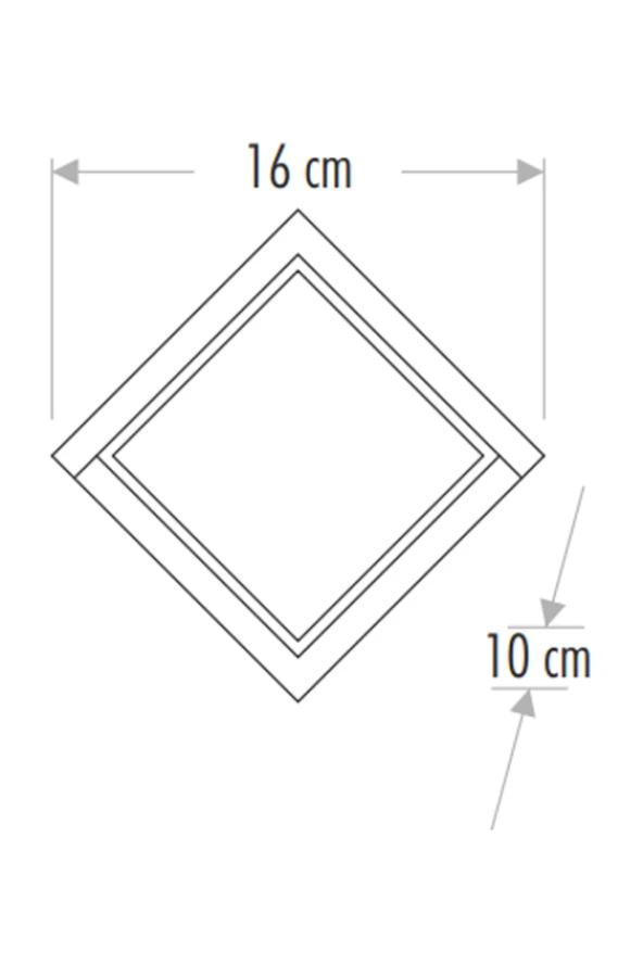 CATA CT 7074 15 W Bahçe Led Apliği 3200K Gün Işığı - 3