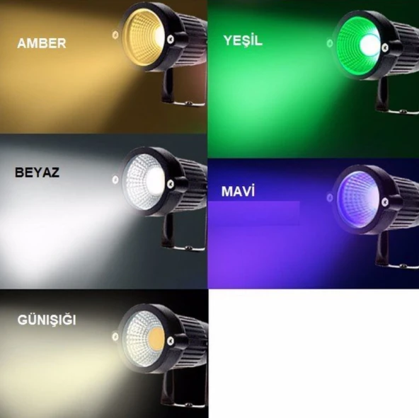 CATA CT 7300 7W Bahçe Armatürü Amber - 3