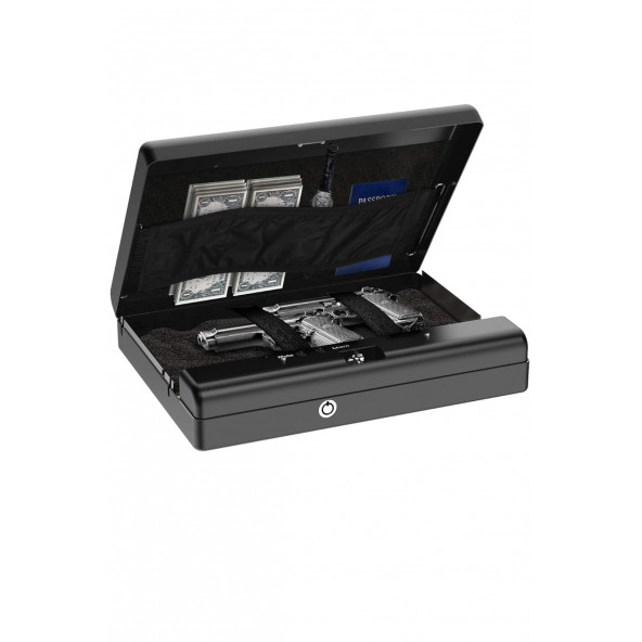 MÜHLEN Gun Safe 17F Parmak İzli (Biyometrik) Taşınabilir Silah Kasası - 2