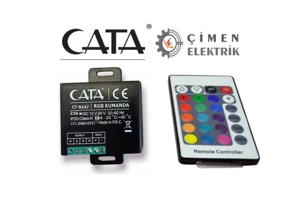 CATA CT 9147 18A - 216W Rgb Led Kumandası