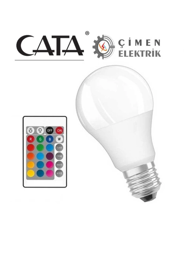 CATA CT 4058 9W LED AMPUL RGB KUMANDALI
