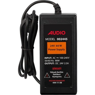 AUDIO 002445 Güç Kaynağı 24V 60 Watt