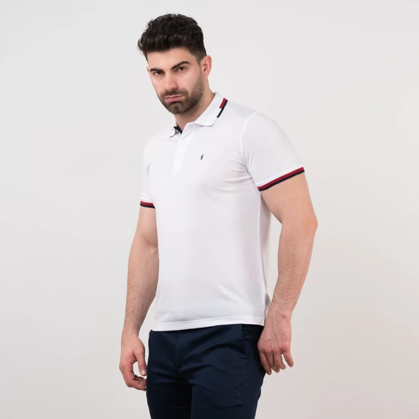 SAN&FA POLO YAKA SLİMFİT ERKEK T-SHİRT - 10