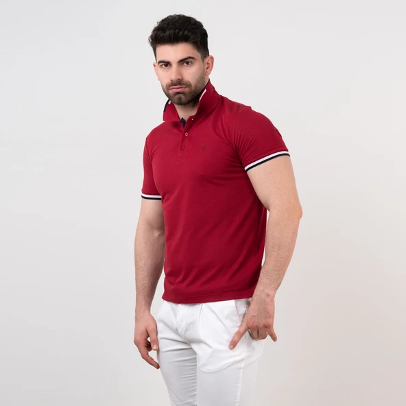 SAN&FA POLO YAKA SLİMFİT ERKEK T-SHİRT - 3