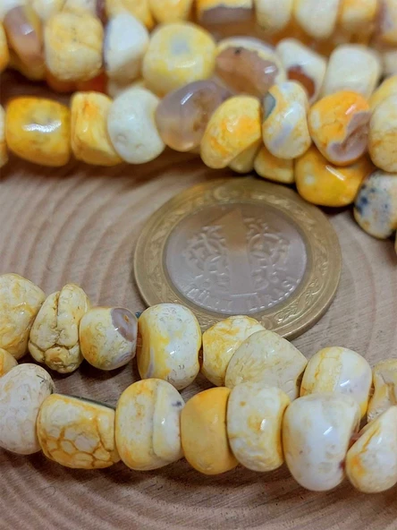 Akik Taşı Şekilsiz Doğal Taş Dizi (54460) - Resim 2