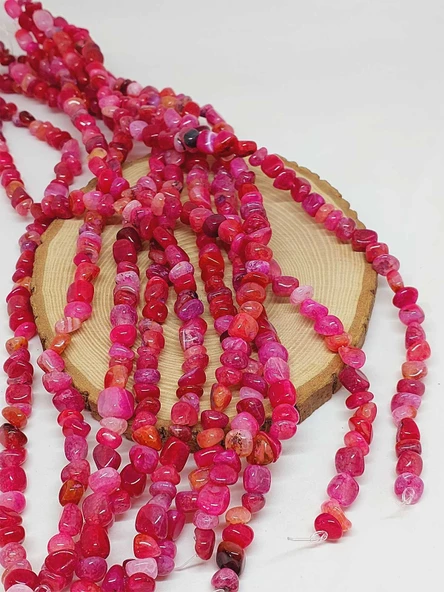 Akik Taşı Şekilsiz Doğal Taş Dizi (54458) - Resim 3