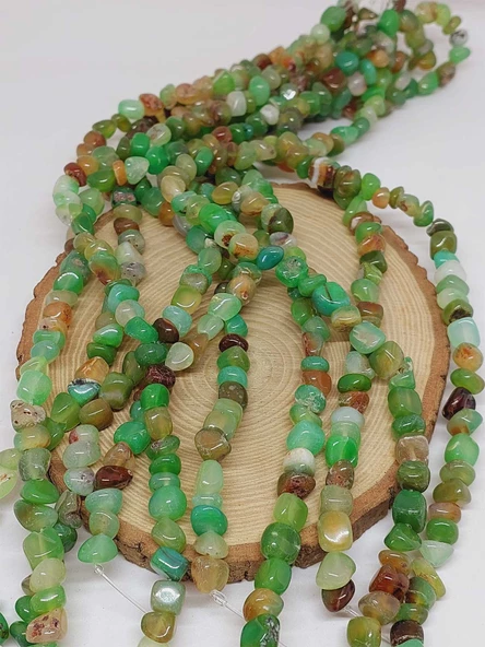 Akik Taşı Şekilsiz Doğal Taş Dizi (54466) - Resim 3