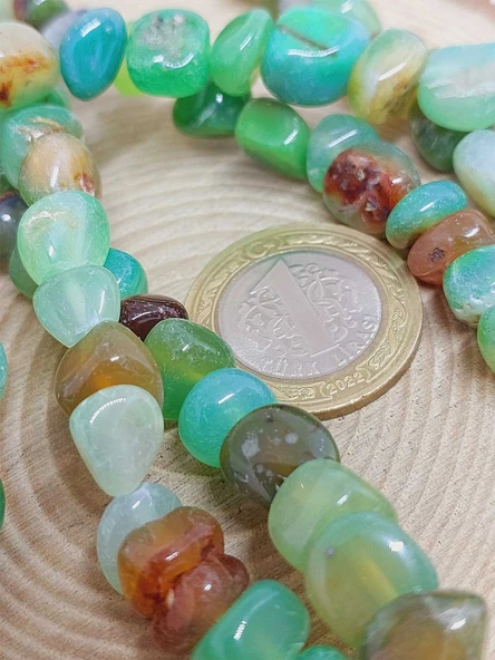 Akik Taşı Şekilsiz Doğal Taş Dizi (54466) - Resim 2