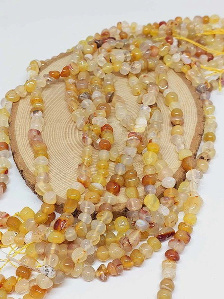 Akik Taşı Şekilsiz Doğal Taş Dizi (54470) - Resim 3