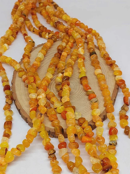 Akik Taşı Şekilsiz Doğal Taş Dizi (54478) - Resim 3