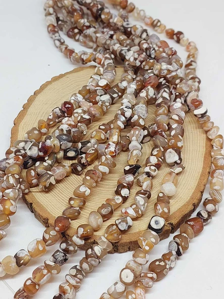 Akik Taşı Şekilsiz Doğal Taş Dizi (54484) - Resim 3