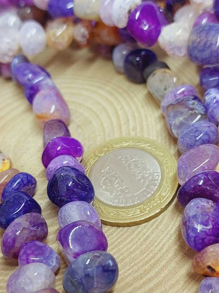 Akik Taşı Şekilsiz Doğal Taş Dizi (54468) - Resim 2