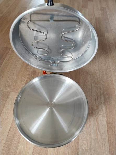 Gönder Gönder Gelsin 50 cm Elektrikli Tandır Sacı, Gözleme, Lahmacun, Ekmek, Pizza ve Katmer Için Ideal - Resim 2