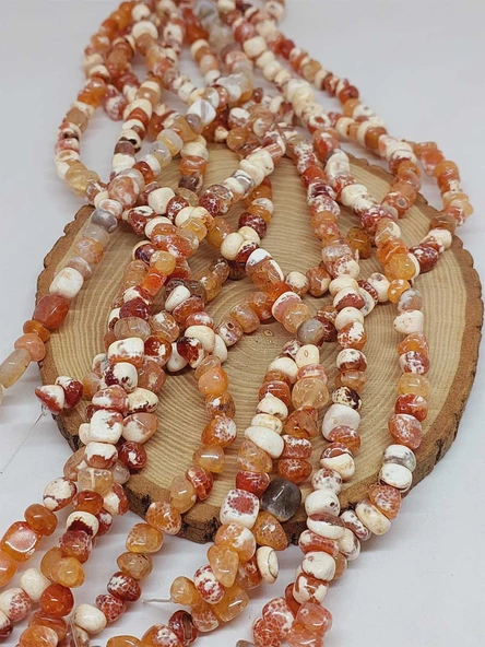 Akik Taşı Şekilsiz Doğal Taş Dizi (54494) - Resim 3