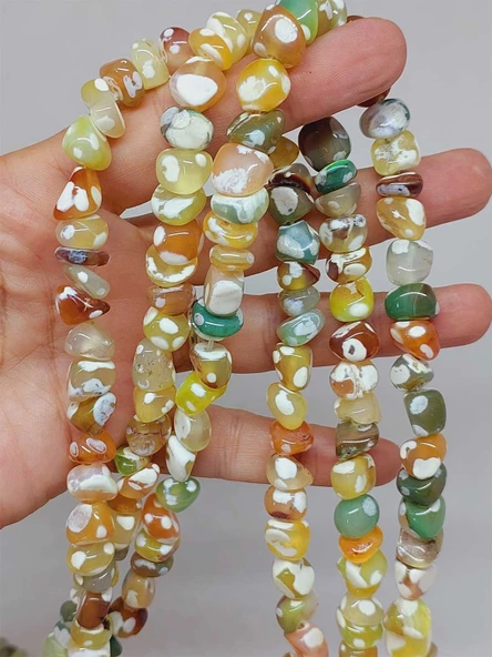 Akik Taşı Şekilsiz Doğal Taş Dizi (54504)