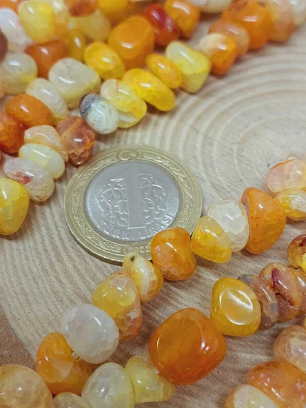 Akik Taşı Şekilsiz Doğal Taş Dizi (54492) - Resim 2