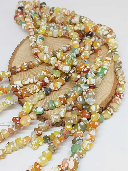 Akik Taşı Şekilsiz Doğal Taş Dizi (54504) - 3