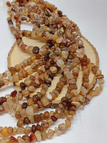 Akik Taşı Şekilsiz Doğal Taş Dizi (54506) - Resim 3