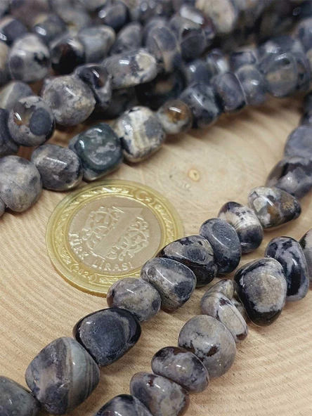 Akik Taşı Şekilsiz Doğal Taş Dizi (54490) - Resim 2