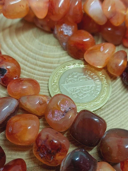 Akik Taşı Şekilsiz Doğal Taş Dizi (54502) - Resim 2