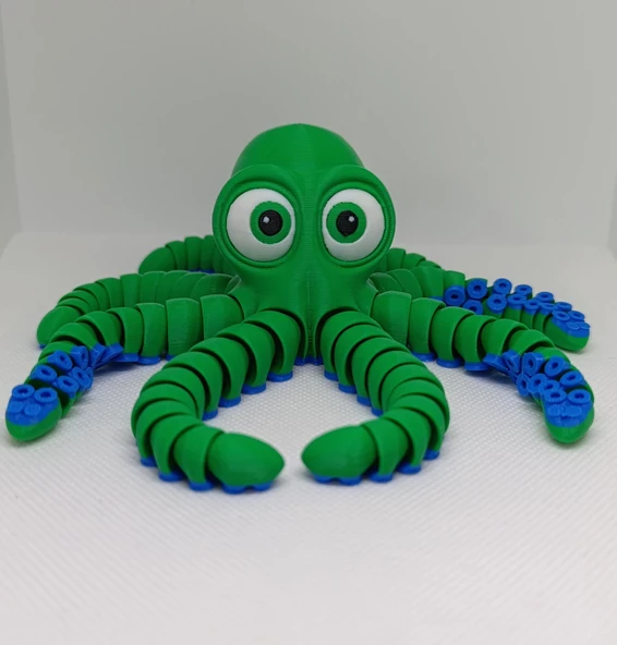 Loy3D Oyuncak Ahtapot (Küçük) Hareketli 15x15x4 cm 1 Adet - 3