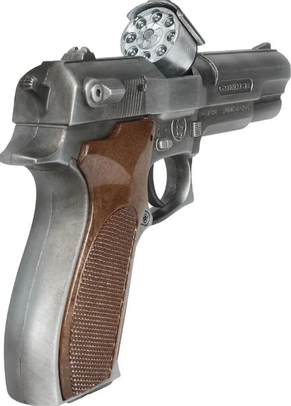 Gonher 8'li Gri Metal Polis Koleksiyon Mantar Tabancası - 4