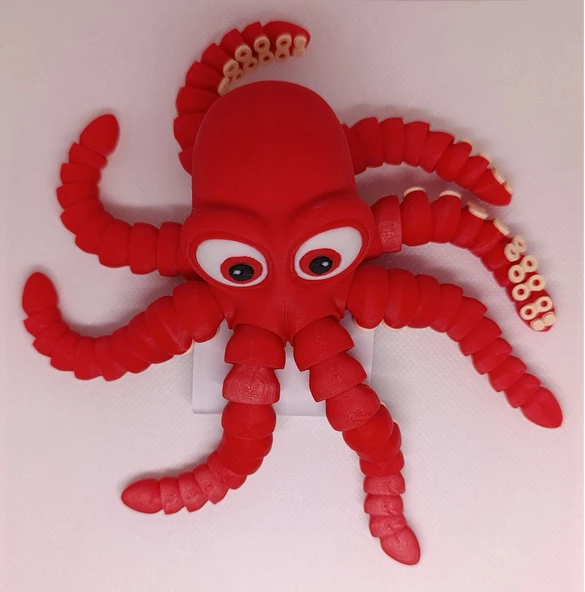 Loy3D Oyuncak Ahtapot (Küçük) Hareketli 15x15x4 cm 1 Adet - 9
