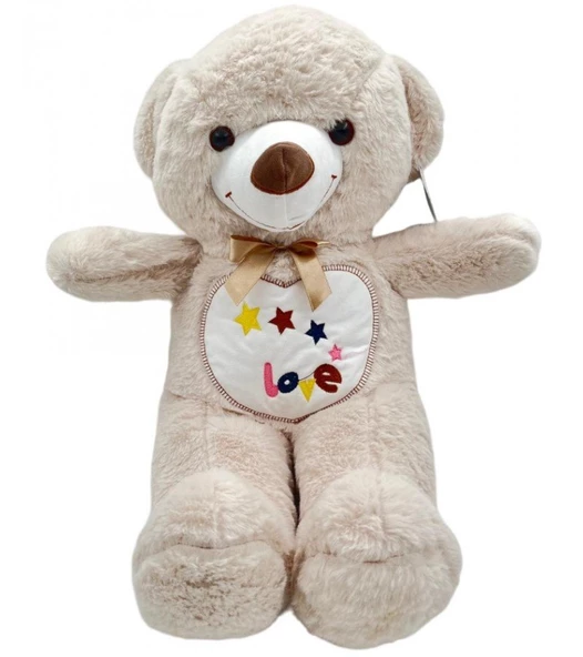 Peluş Salaş Kalpli Ayıcık 70 Cm - Mavi Su Dünyası ürün görseli