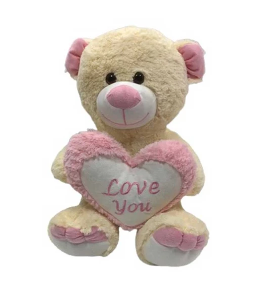 Peluş Kalpli Ayıcık 50 Cm - Mavi Su Dünyası ürün görseli