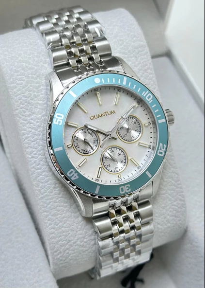 Quantum Çelik Kordon Kadın Kol Saati - Resim 3