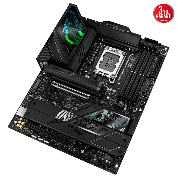 ASUS ROG STRIX Z890-F GAMING WIFI DDR5 5XM2 USB3.2 RGB LAN ATX - Resim 6