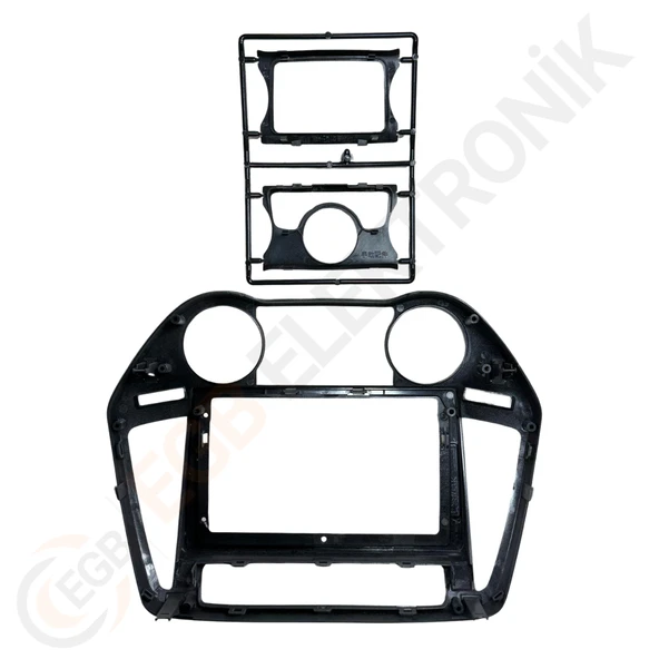 OTO TABLET ÇERÇEVE HYUNDAI İ20 ANALOG/DIGITAL CLIMATE 2008-2012 9" GÜMÜŞ TAC-067 - 2