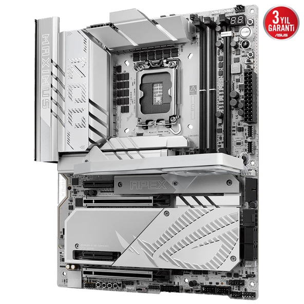ASUS ROG MAXIMUS Z890 APEX DDR5 6XM2 USB3.2 WIFI7 RGB LAN ATX - Resim 5
