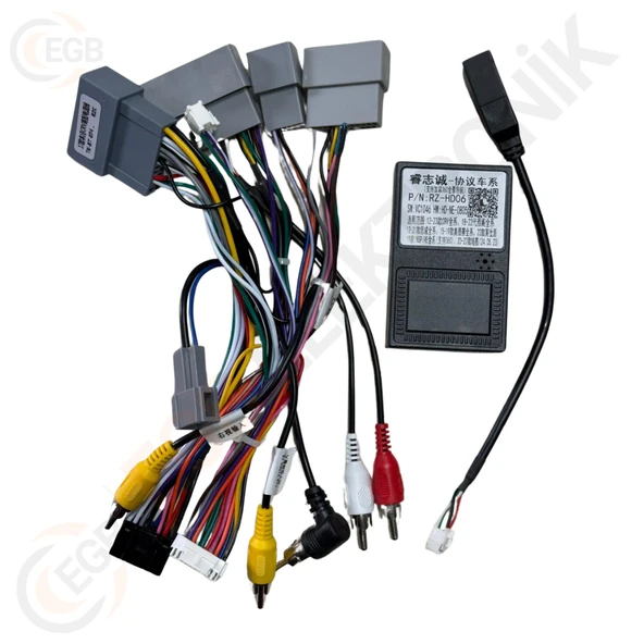 OTO TABLET ÇERÇEVE HONDA CIVIC (FC5) 2016+ 9" PIANO BLACK TAC-052 - Resim 3