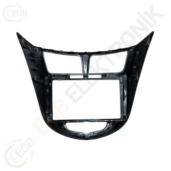OTO TABLET ÇERÇEVE HYUNDAI ACCENT BLUE 2011-2016 9" GÜMÜŞ TAC-082 - Resim 2