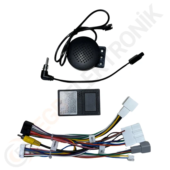 OTO TABLET ÇERÇEVE DACIA DUSTER 2015+ 9' PIANO BLACK TAC-335 - 3