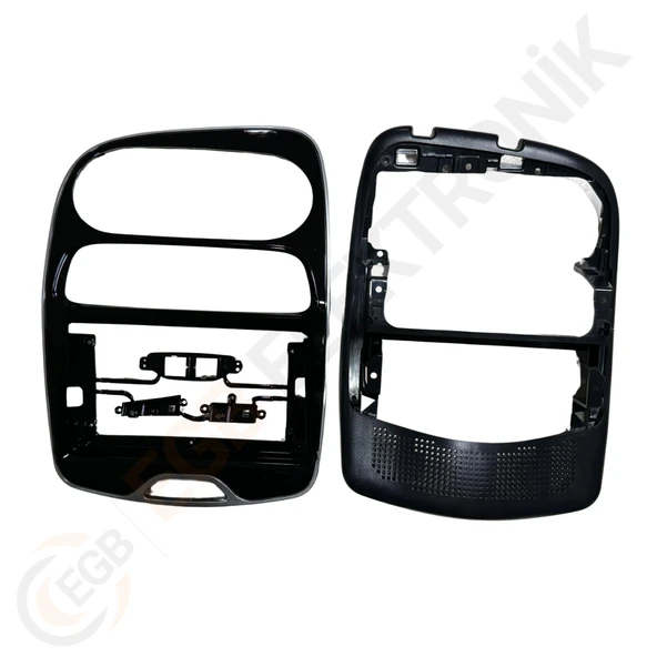 OTO TABLET ÇERÇEVE RENAULT CLIO 4 (YENİ KASA) 2018-2019 10.1" PIANO BLACK TAC-292 - Resim 3