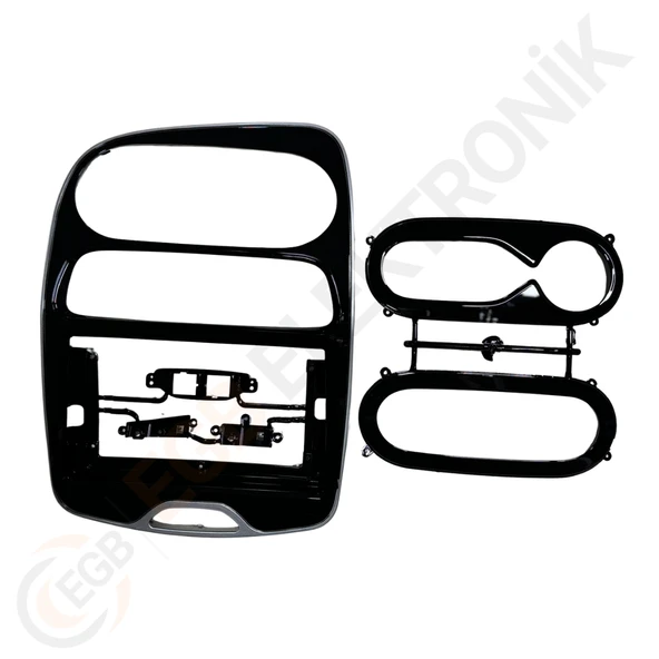 OTO TABLET ÇERÇEVE RENAULT CLIO 4 (YENİ KASA) 2018-2019 10.1" PIANO BLACK TAC-292 - Resim 2