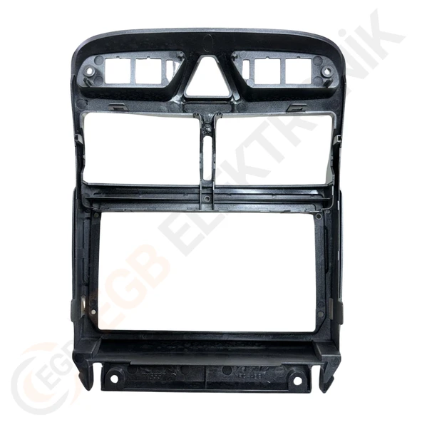 OTO TABLET ÇERÇEVE PEUGEOT 307 2002-2013 9" GÜMÜŞ TAC-157 - 2