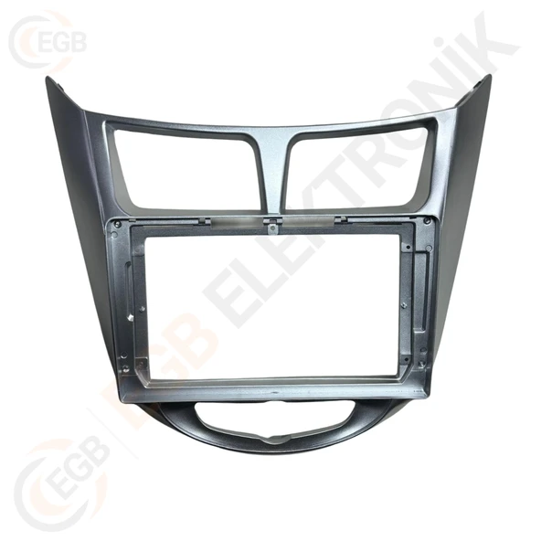 OTO TABLET ÇERÇEVE HYUNDAI ACCENT BLUE 2011-2016 9" GÜMÜŞ TAC-082