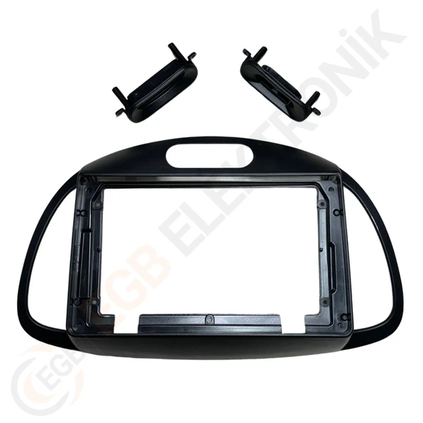 OTO TABLET ÇERÇEVE  HYUNDAI İ10 2010-2013 9" SİYAH TAC-063 - 3