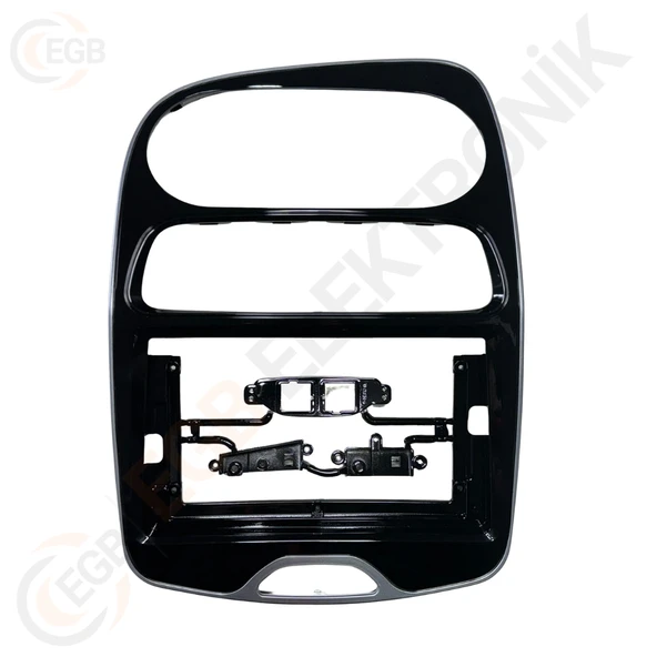 OTO TABLET ÇERÇEVE RENAULT CLIO 4 (ESKİ KASA) 2018-2019 9' PIANO BLACK TAC-293 ürün görseli 1